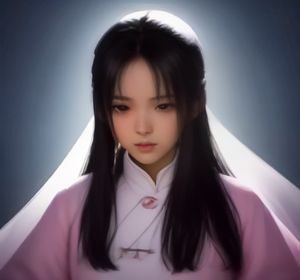 王数据，数据分析师，在双屏工作站前分析福利姬网站搜索趋势与用户行为数据，橙色主题背景